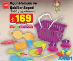 MGS OYUNCAK OYUN HAMURU VE ŞEKİLLER SEPETİ MGS OYUNCAK OYUN HAMURU VE ŞEKİLLER SEPETİ